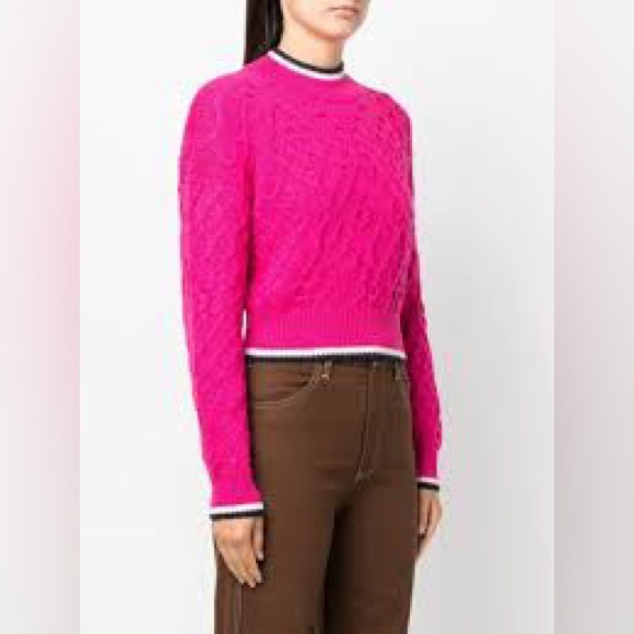 Mother The Mockneck Jumper Crop Sweater Some Bright Someday NWT XS Large - Picture 2 of 9